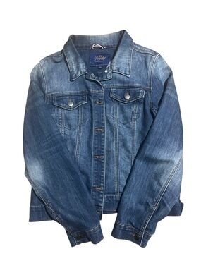 Royalty For Me Blue Denim Jacket Size XL